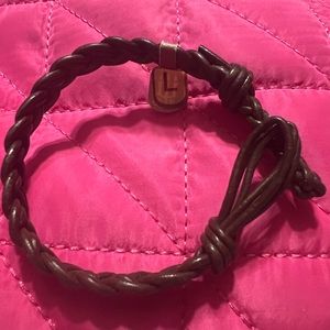 James Avery leather bracelet size large